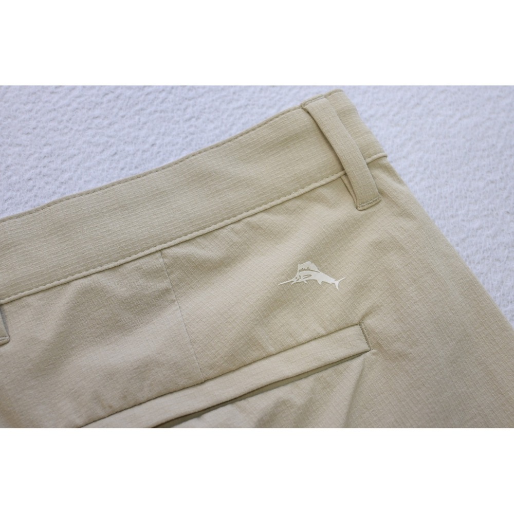 Tommy Bahama Men's Flat Front Shorts in Light Beige